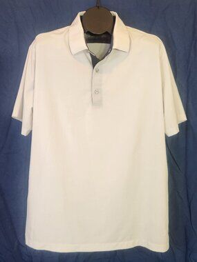 Jachs New York Gravityless Performance Polo Shirt Mens XL Gray Short Sleeve